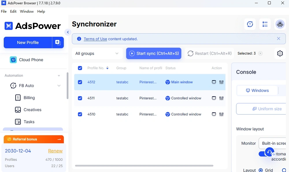 Synchronizer