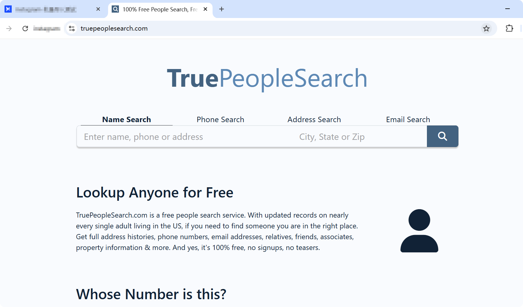 使用 AdsPower 訪問 TruePeopleSearch