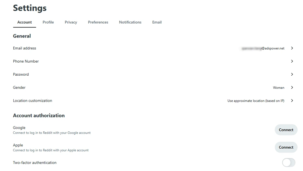 Enable Two-Factor Authentication (2FA)