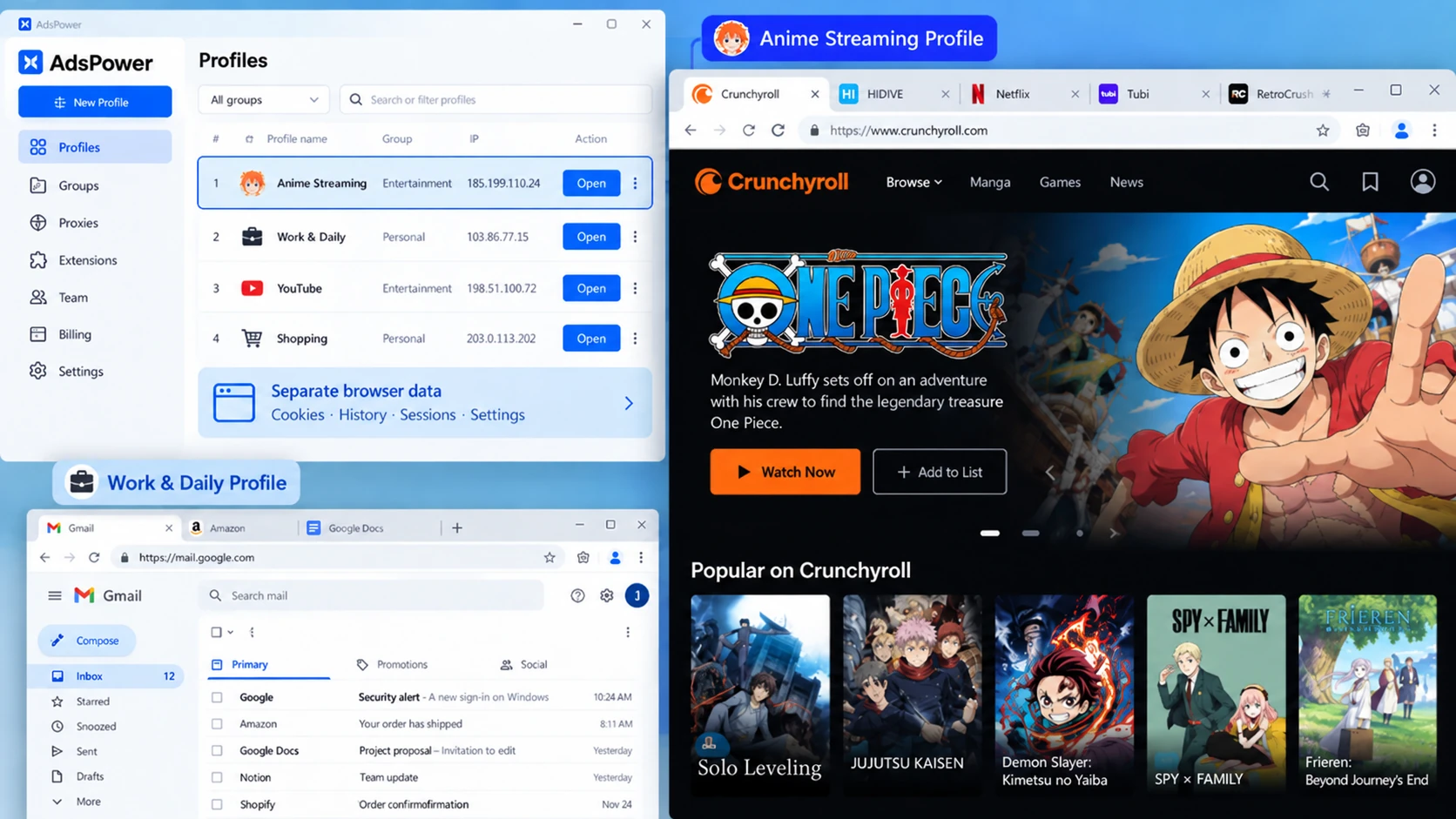 adspower-separate-anime-work-profiles