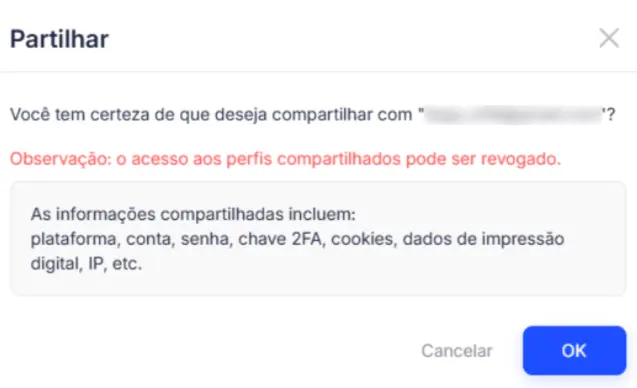 Perfil Compartilhado
