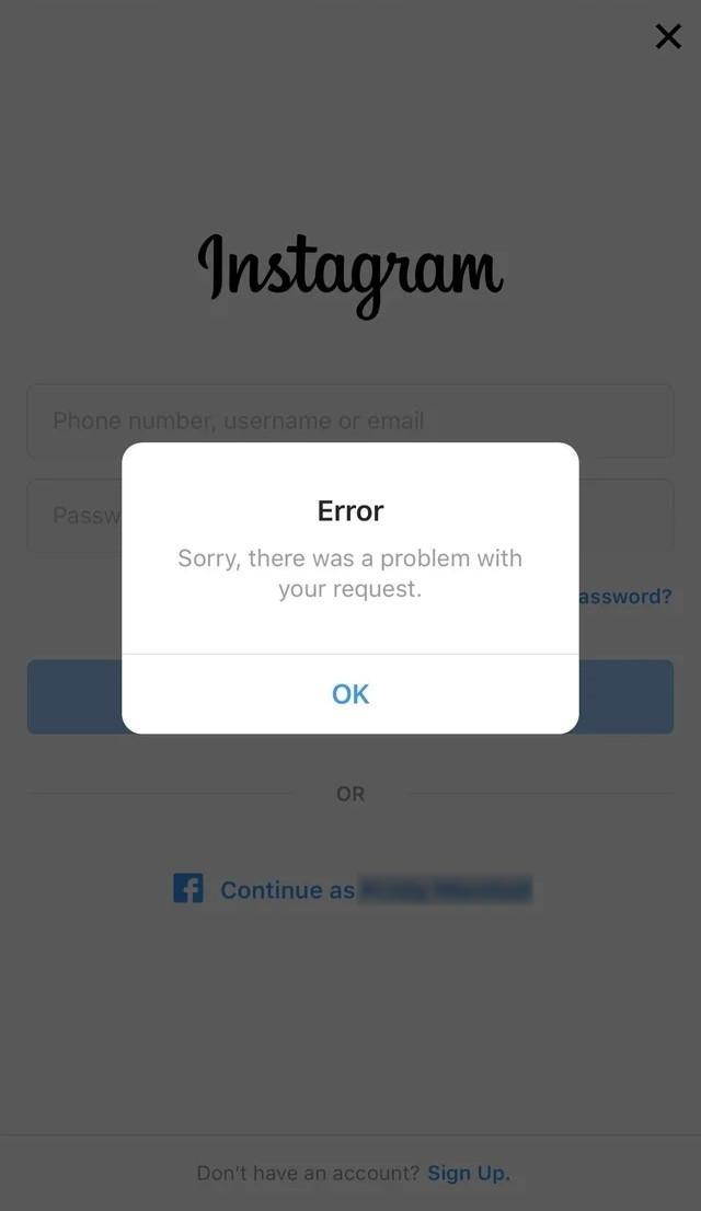 Không đăng nhập được vào tài khoản Instagram