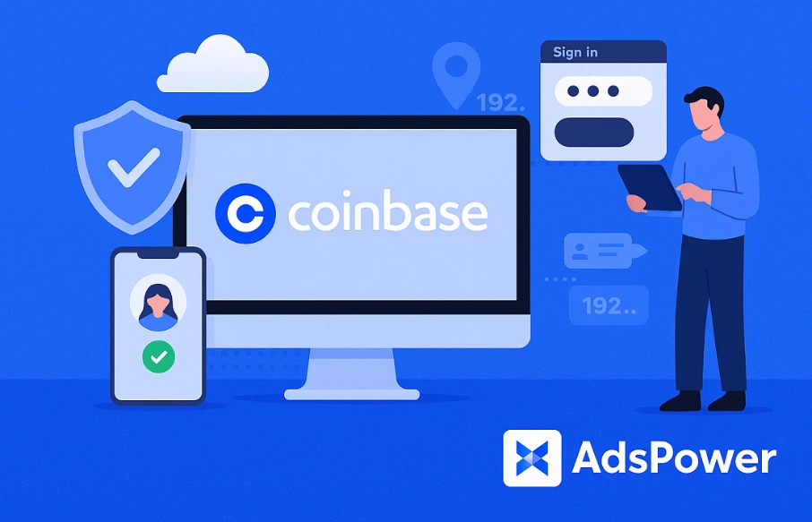 Coinbase with AdsPower