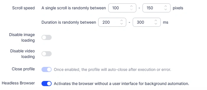 Adjust Browsing Behavior 