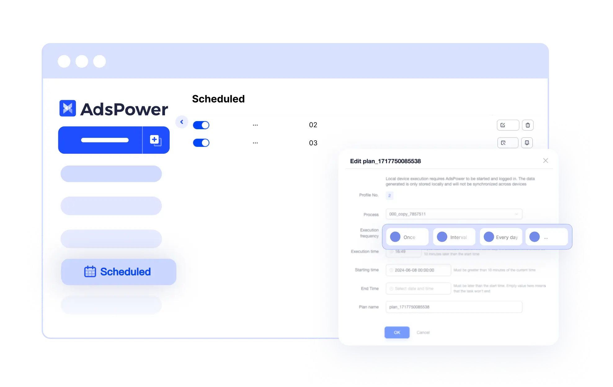 Schedule Tasks for Certain Time