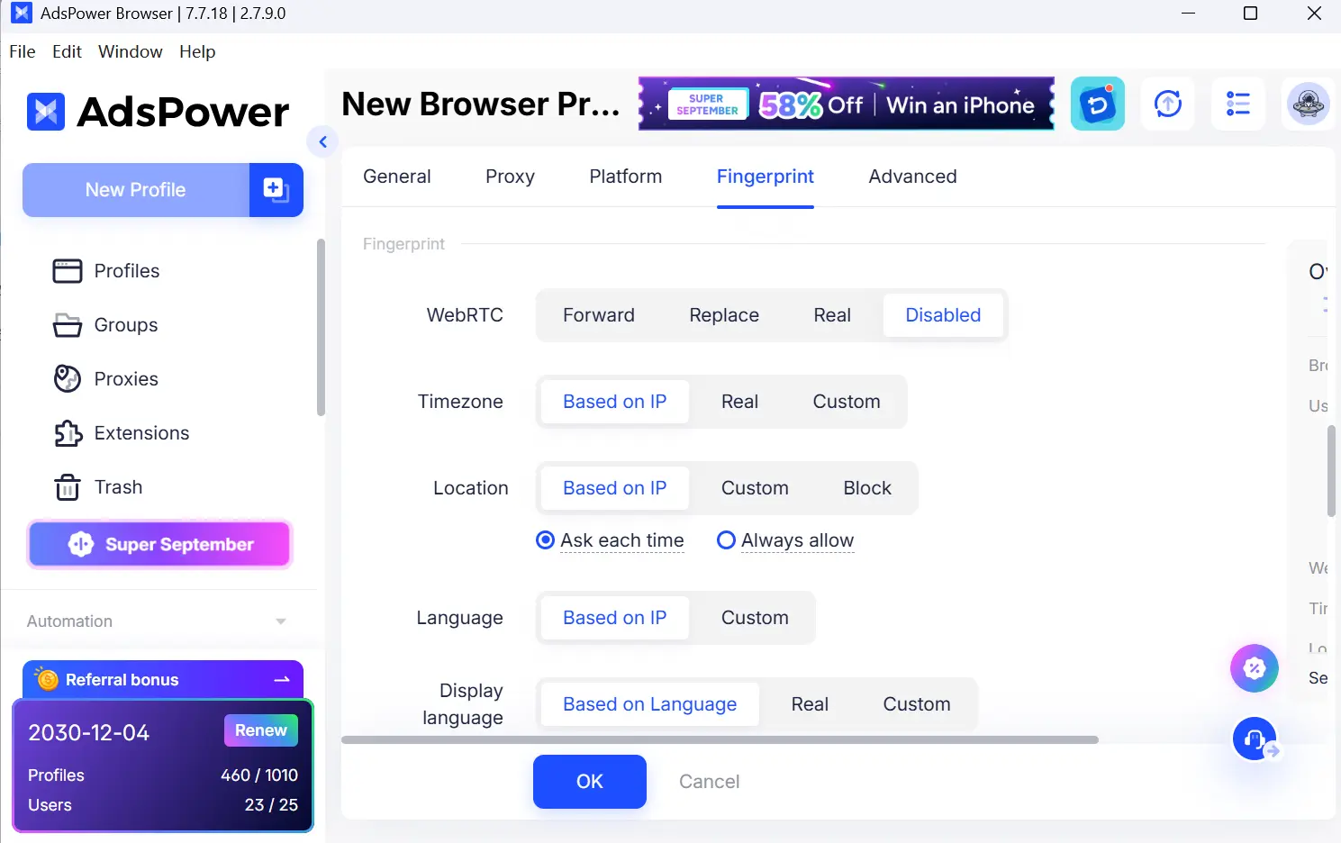 Separate Login Information with AdsPower