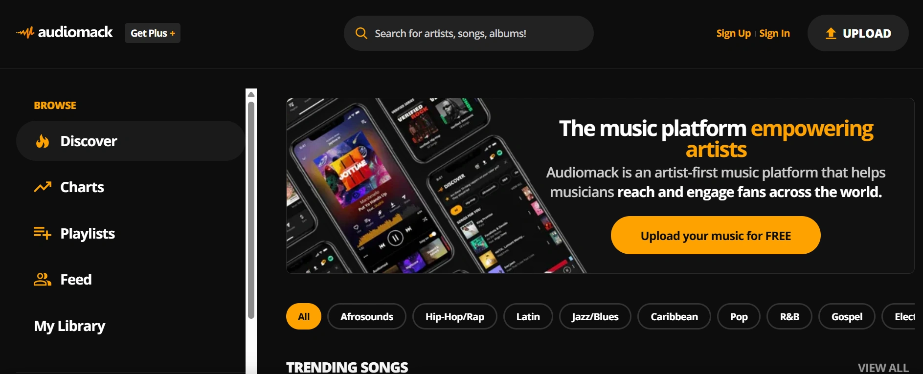 audiomack-music-websites-unblocked