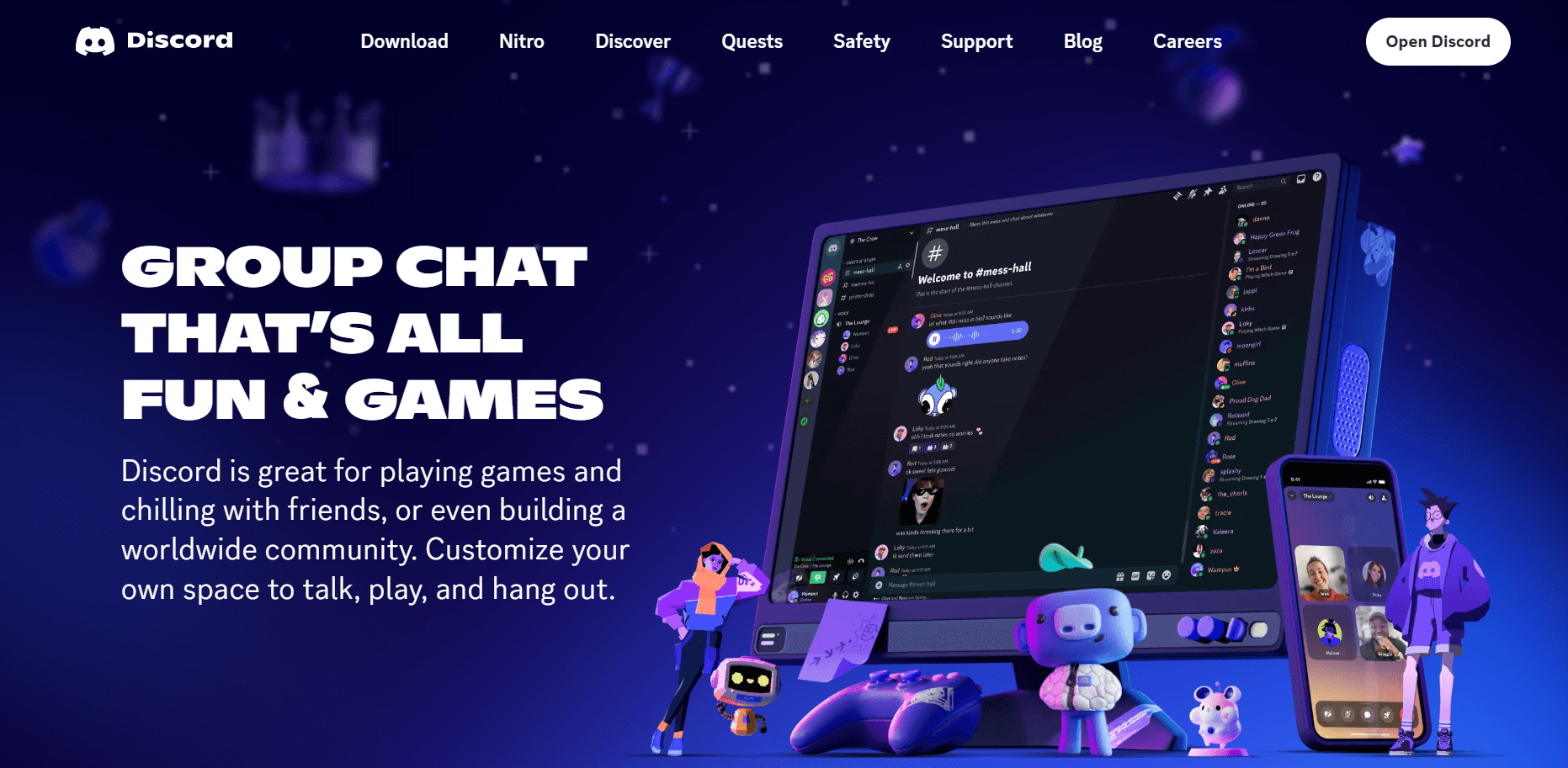 Discord website