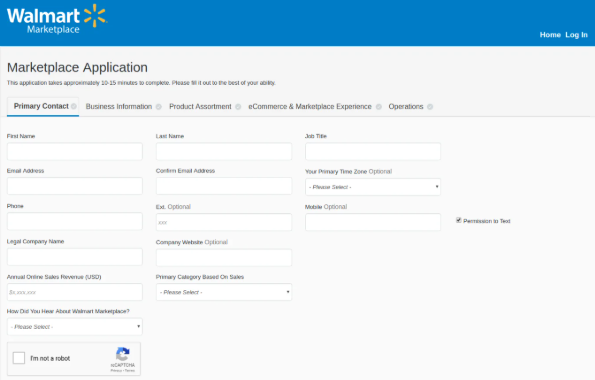 Apply Walmart Marketplace