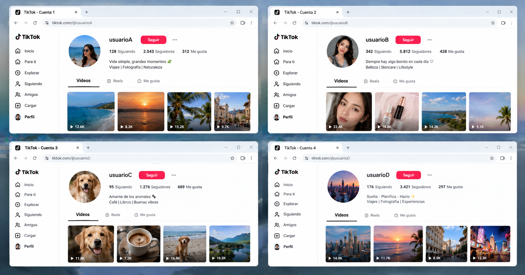 ¿Se pueden tener dos cuentas de TikTok? Guía para gestionarlas