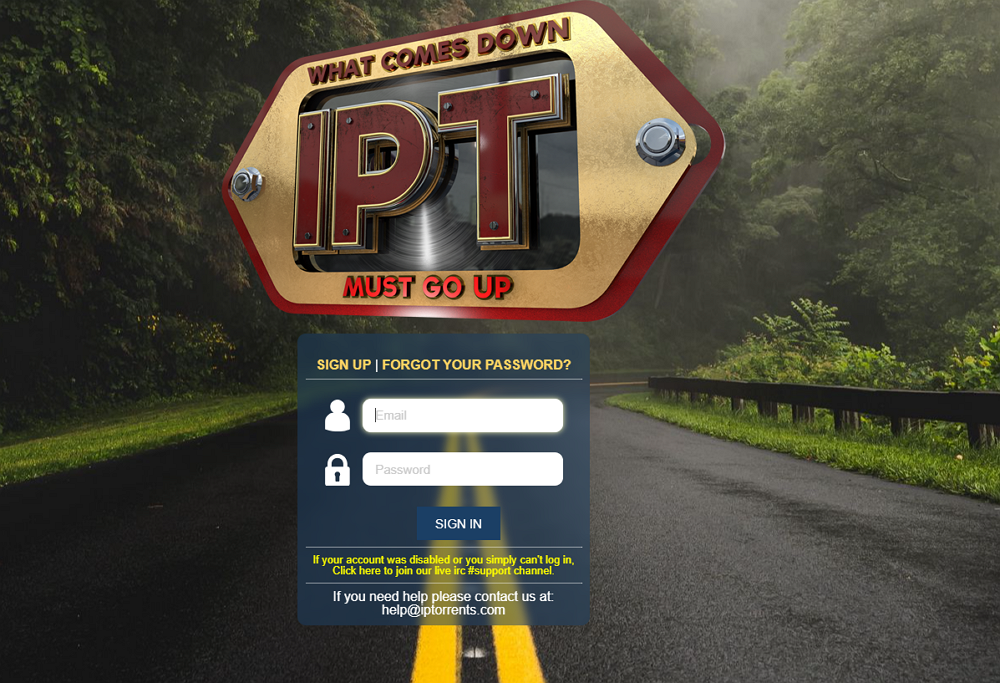 Sign up IPTorrents