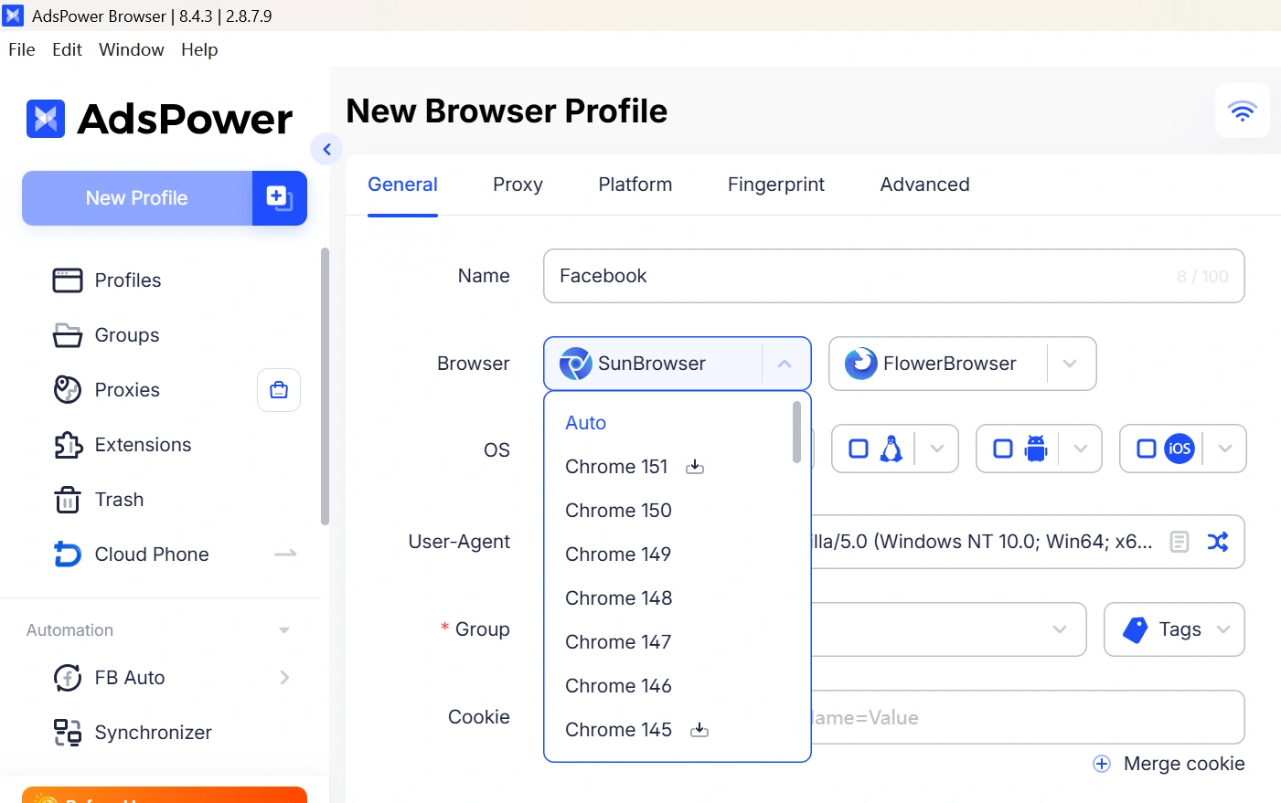 adspower-new-profile