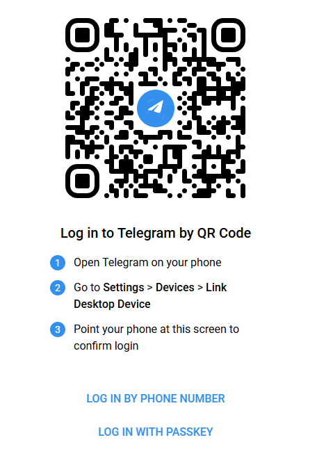 telegram网页版登录