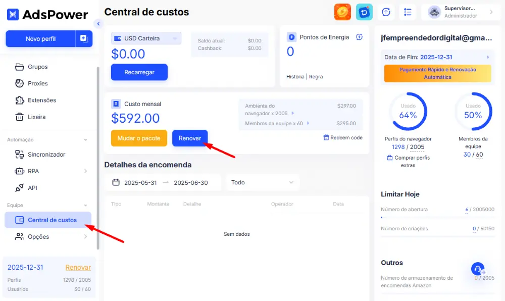 Como Registrar o Navegador AdsPower