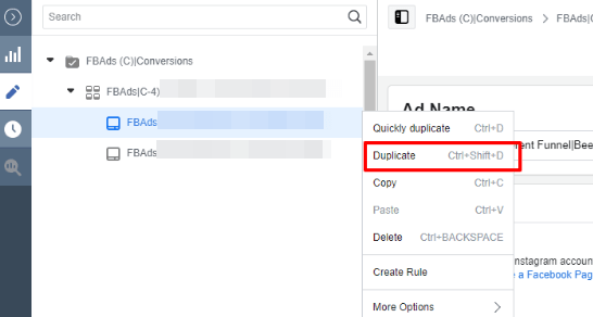 Copy Facebook Ads