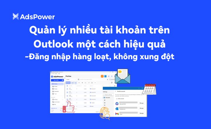 Quản lý nhiều tài khoản trên Outlook hiệu quả: Đăng nhập hàng lo�%A
