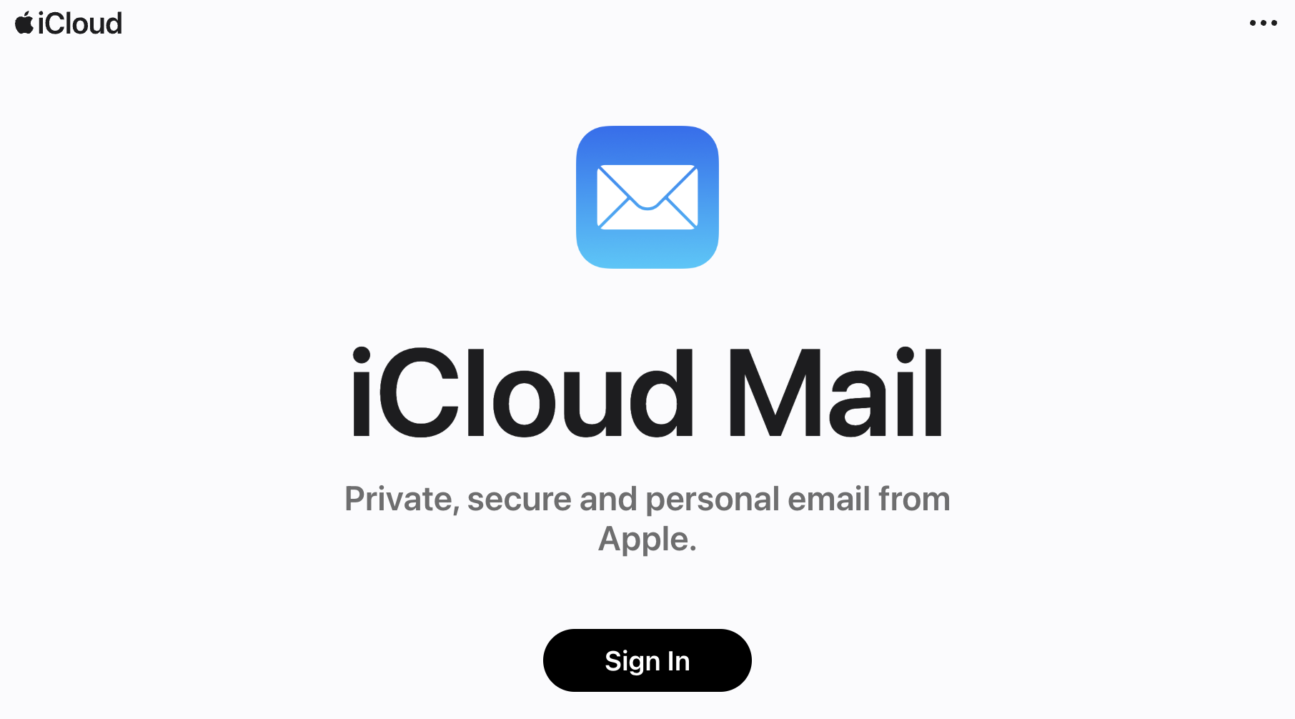 iCloud mail