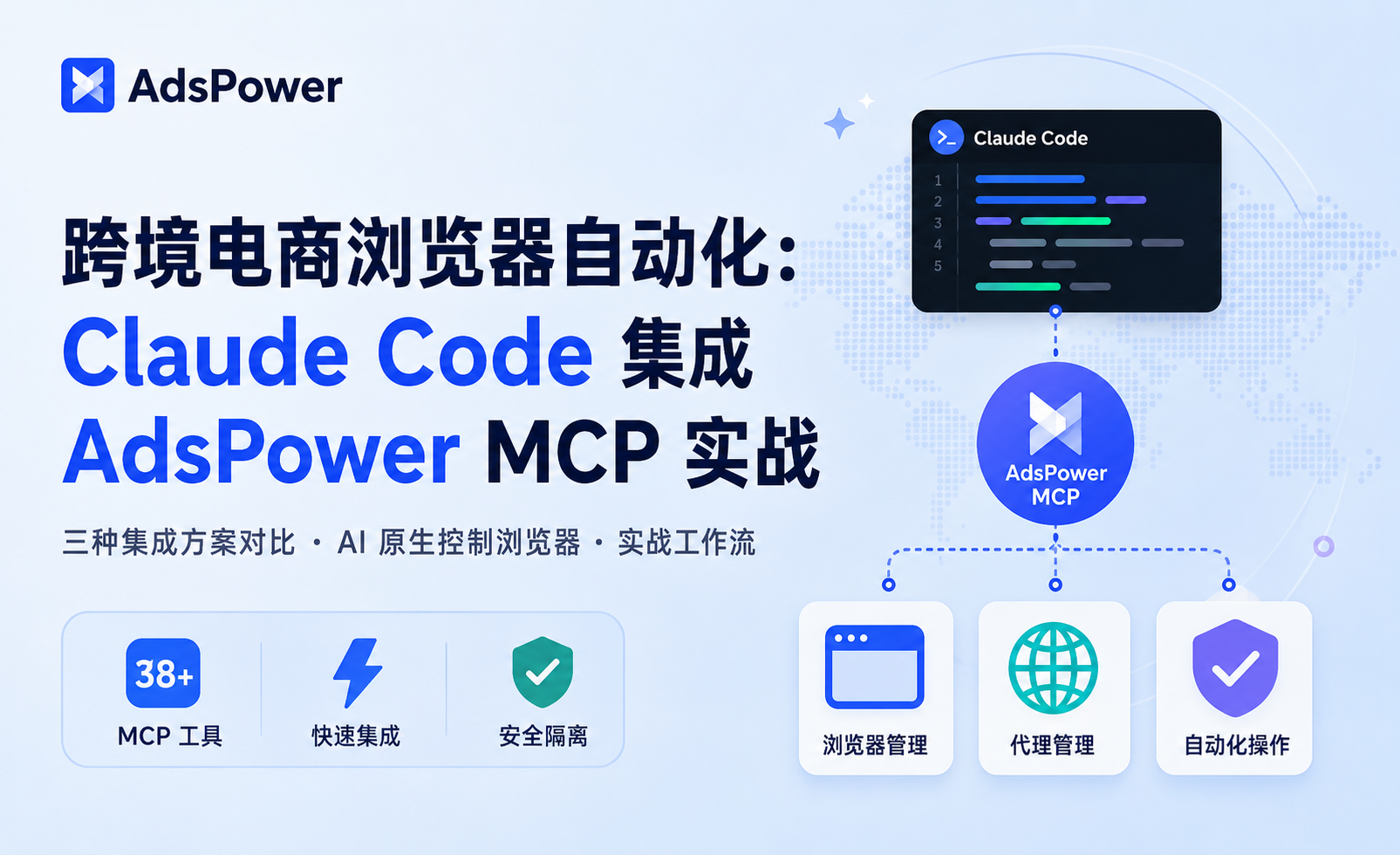 跨境电商浏览器自动化:Claude Code 与 AdsPower MCP 实战指�%8 跨境电商浏览器自动化:Claude Code 与 AdsPower MCP 实战指�%8