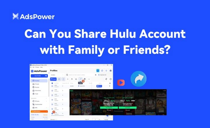 Share Hulu Account with Family or Friends