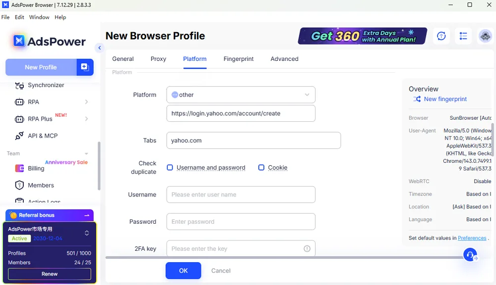 Set up Yahoo Email Accounts