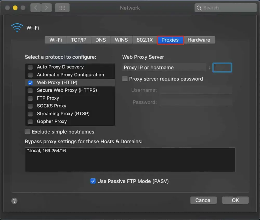 How to Set Up a Proxy Server on macOS (Mac)