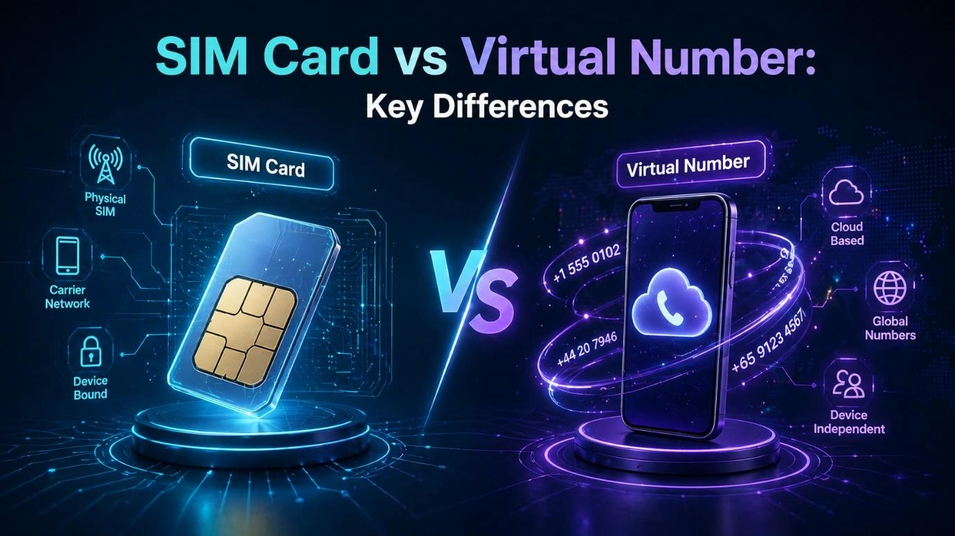 SIM Card vs Virtual Number: Key Differences