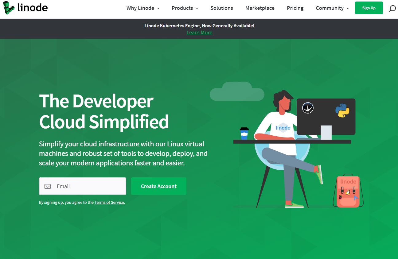 雲服務商：Linode