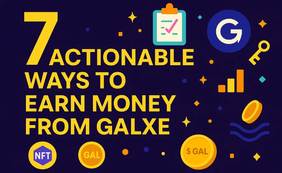 Actionable Ways to Earn Money from Galxe
