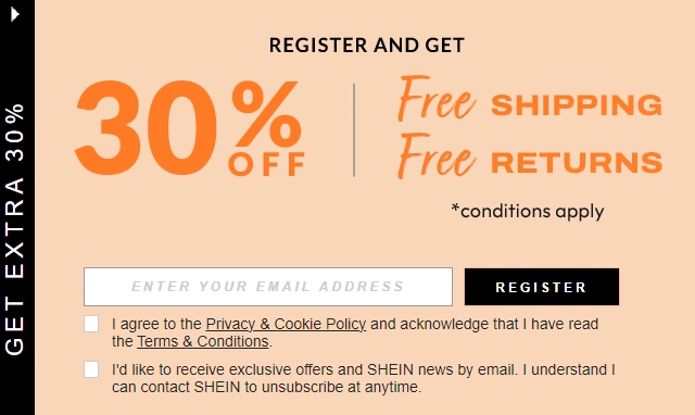 Register and Get Discount