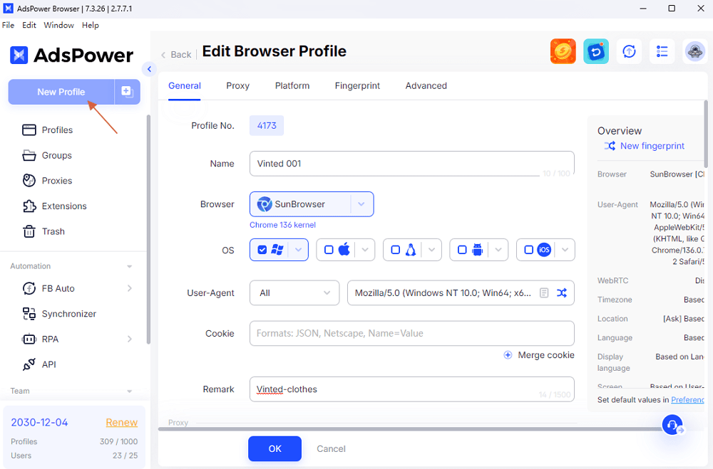 Use AdsPower for Vinted Management