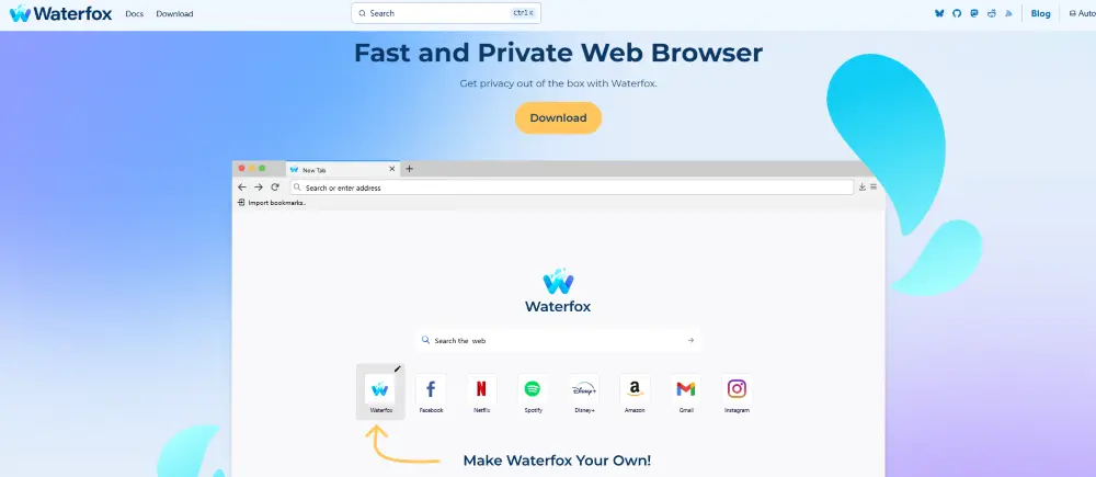 Waterfox – A Lightweight, Private Alternative to Firefox