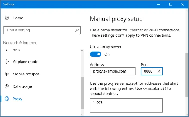 How to Set Up a Proxy Server on Windows 10