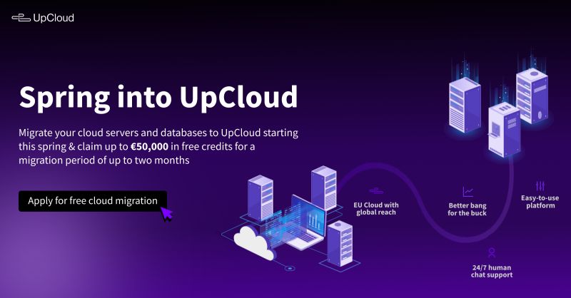 雲服務商：UpCloud 