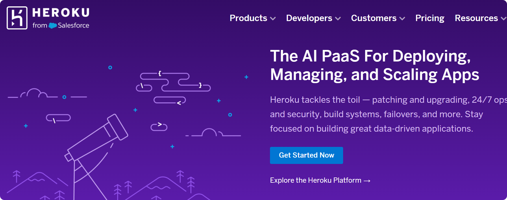 雲服務商：heroku