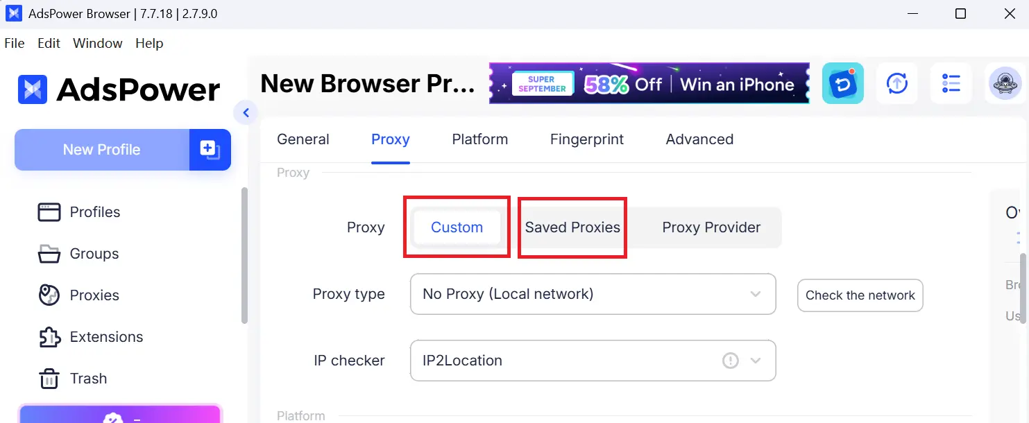 Configure a Proxy