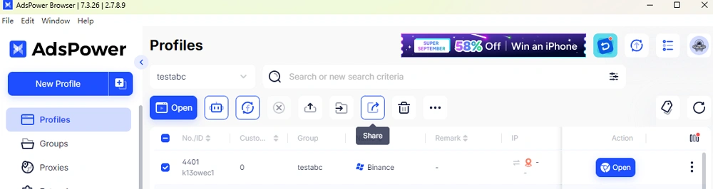 Share Accounts