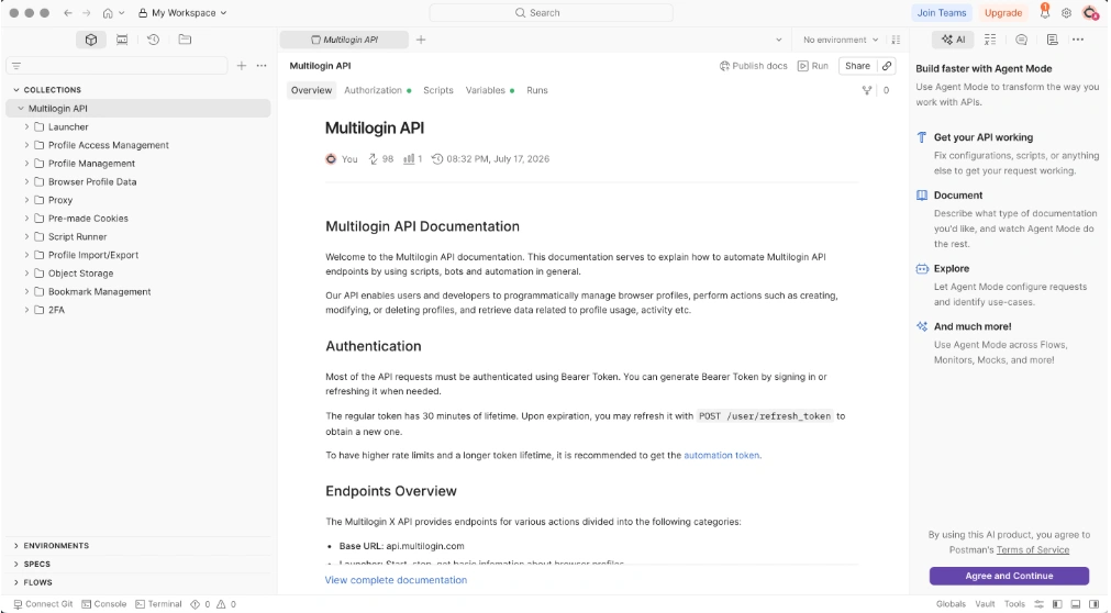 multilogin api