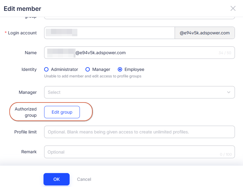 Assign Permission to Members