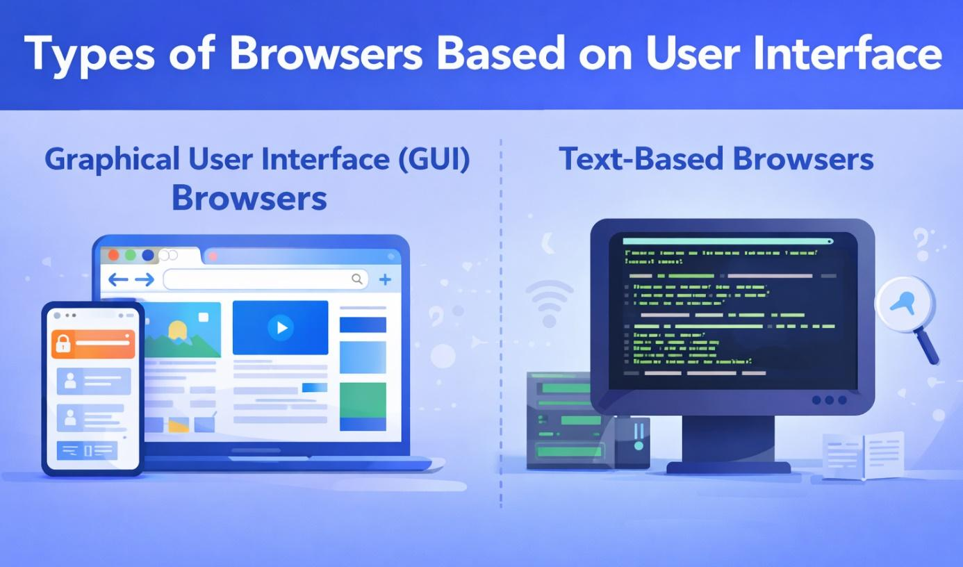 Types of Browsers Based on User Interface