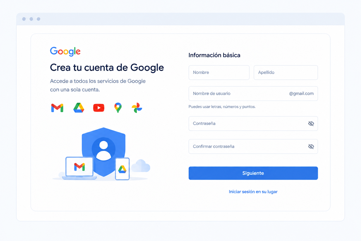 Cómo crear cuenta de Gmail sin número de teléfono