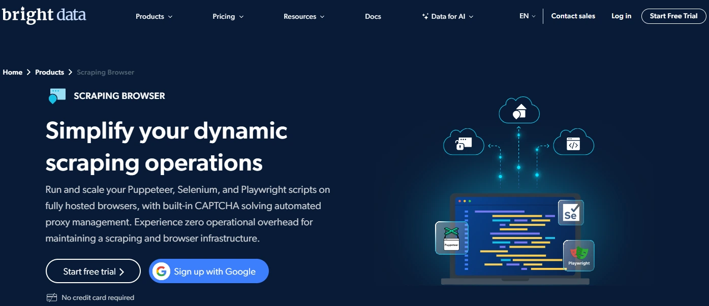 Bright Data Scraping Browser