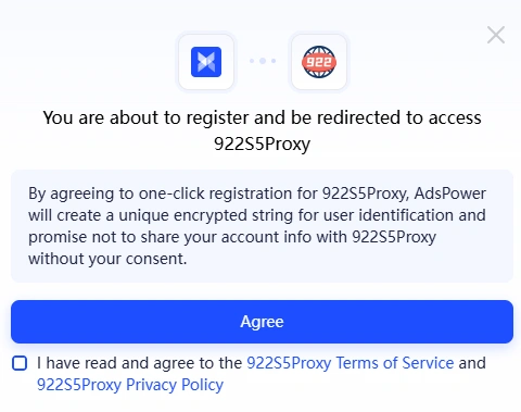 Seamless login for 922S5Proxy
