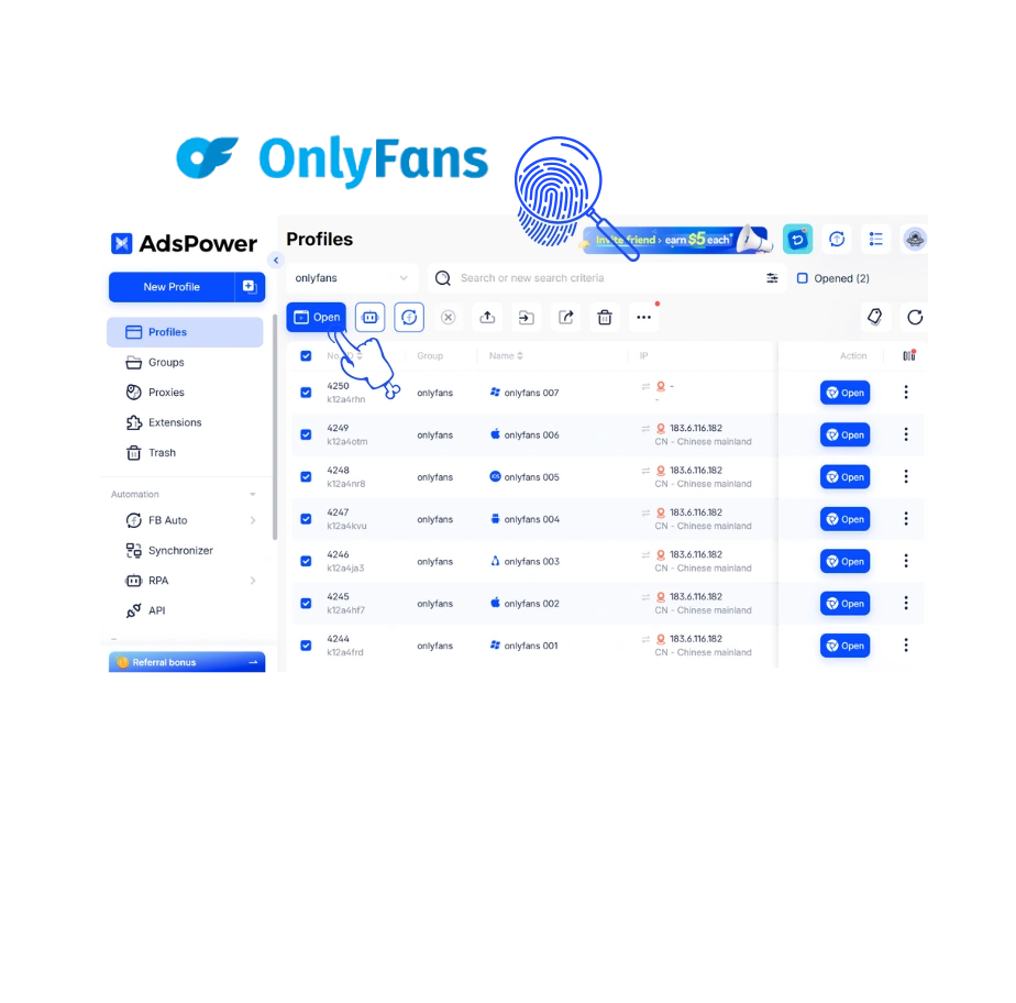 Create account isolation