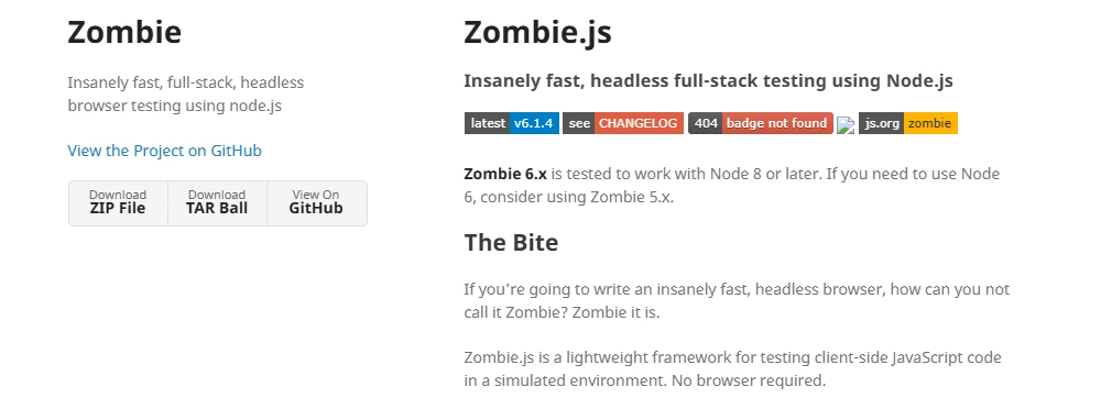 Zombie.js