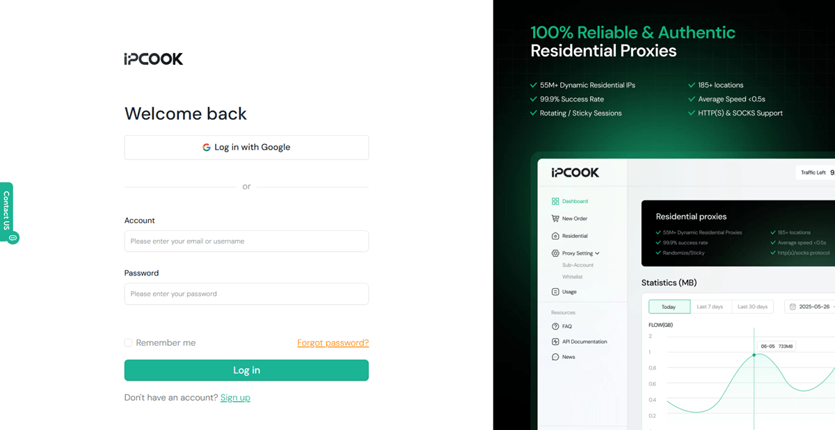 Using IPcook Proxies in AdsPower