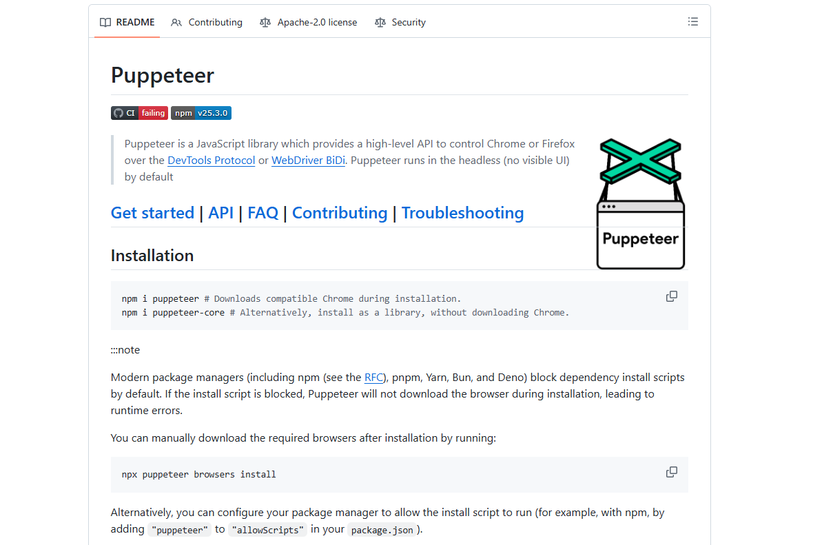 Puppeteer:Node.js平台下的自动化神器