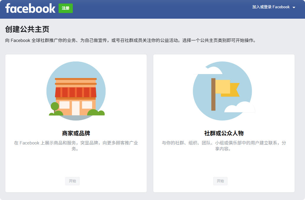 Facebook广告管理后台界面