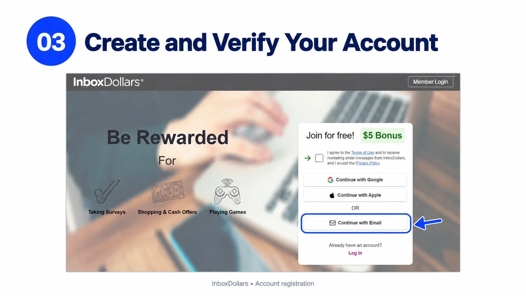 create-inboxdollars-account-email-signup
