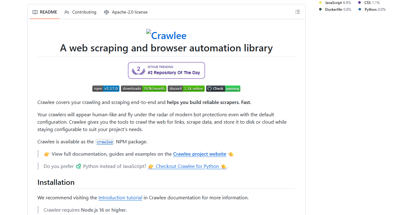Crawlee:企业生产环境级别的反爬全家桶