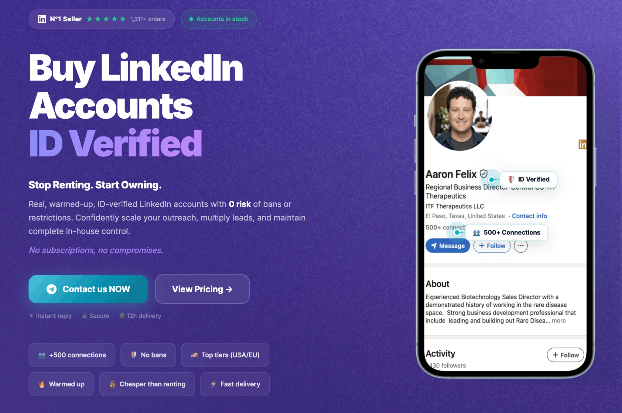 Buy LinkedIn Accounts